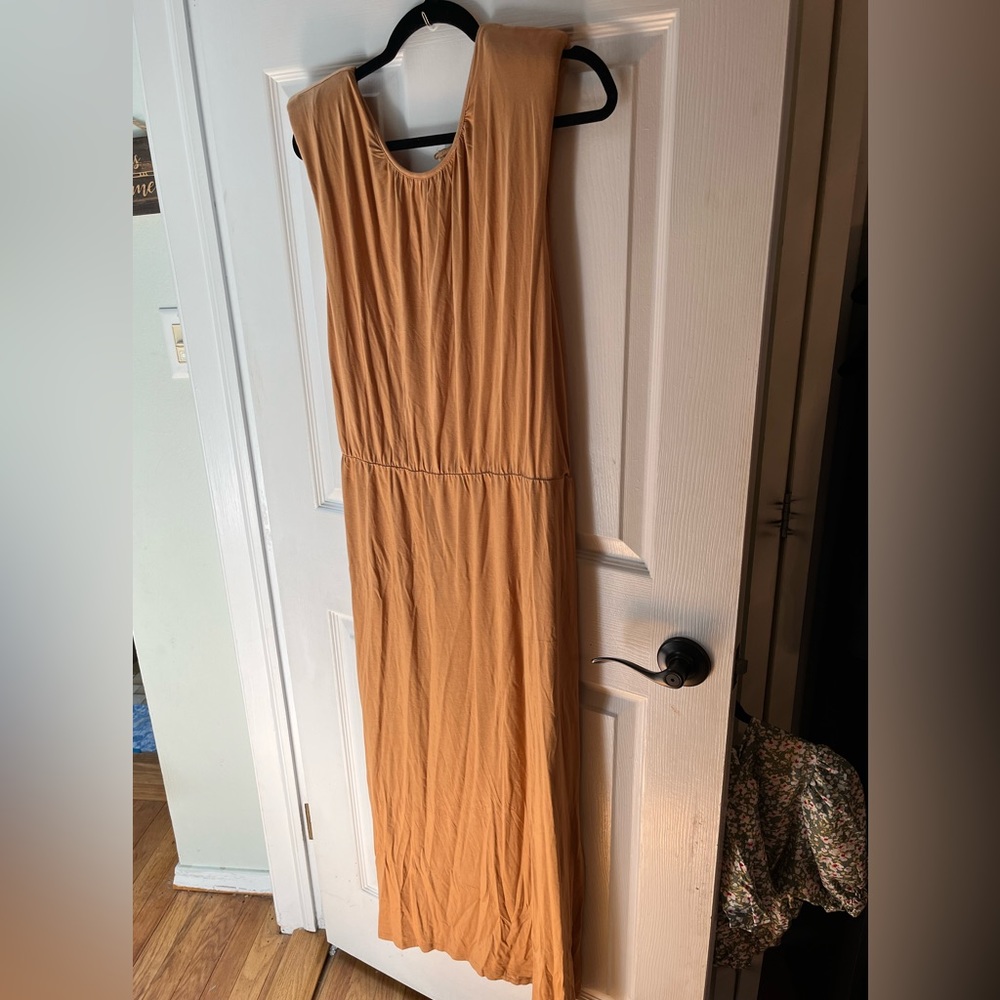 Nwt lula roe serenity dress camel colored
